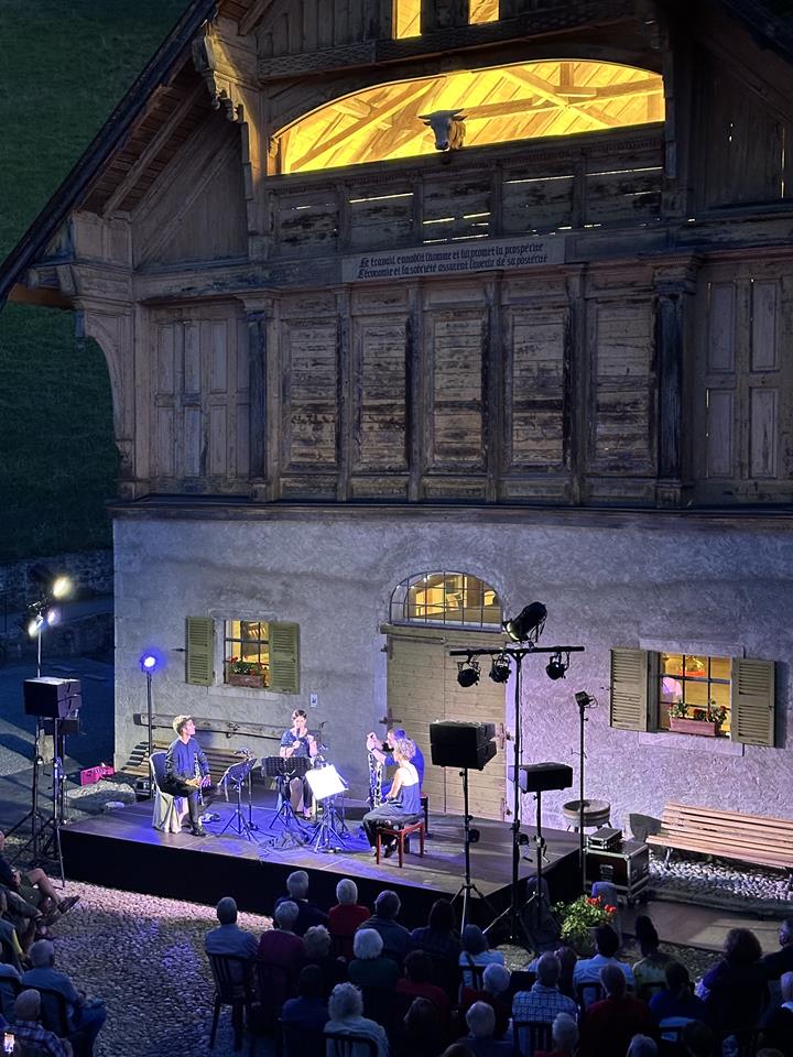 Concert du Quatuor Anches Hantées à la Ferme de Gy